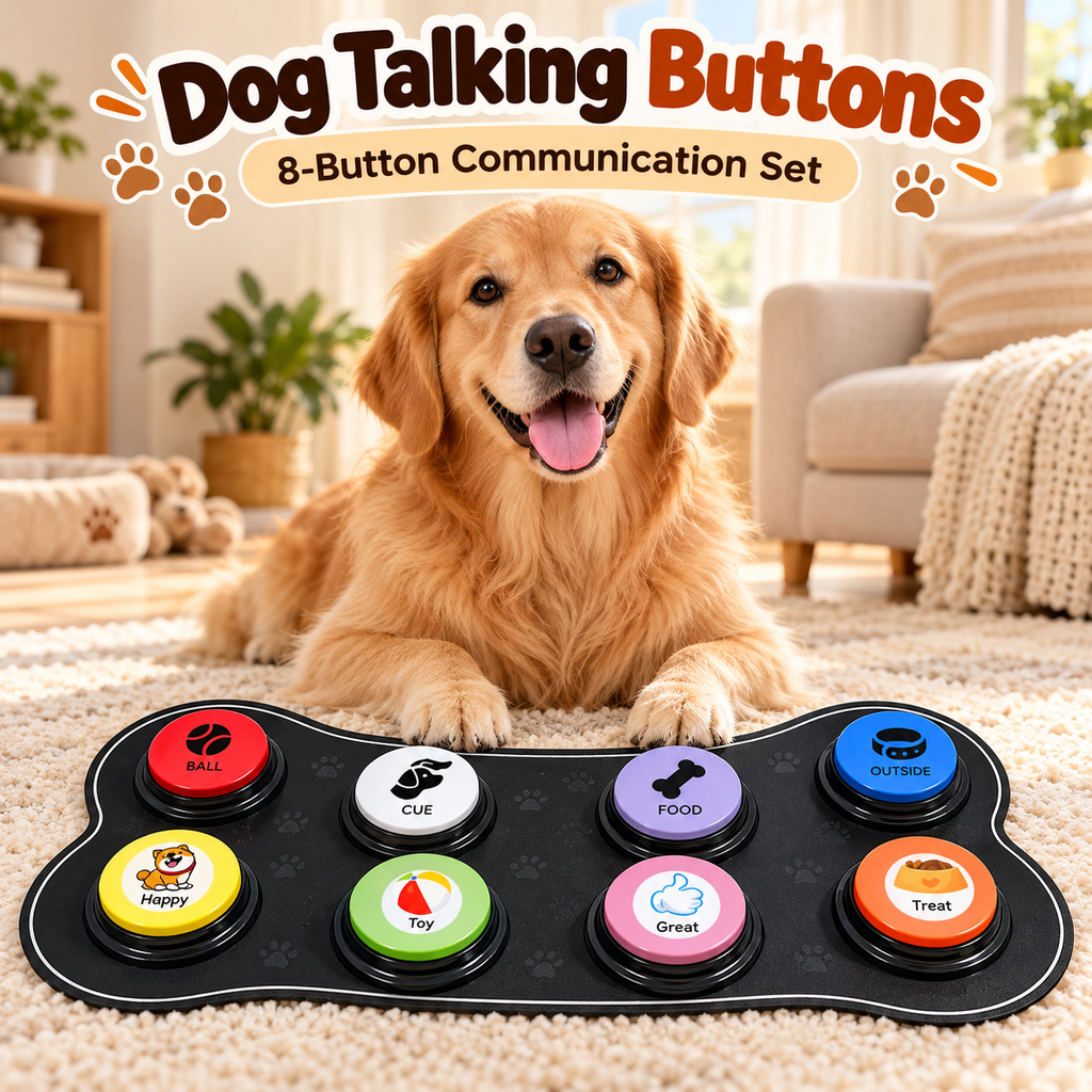 Pet Communication Button – Training & Talking Button for Dogs & Cats