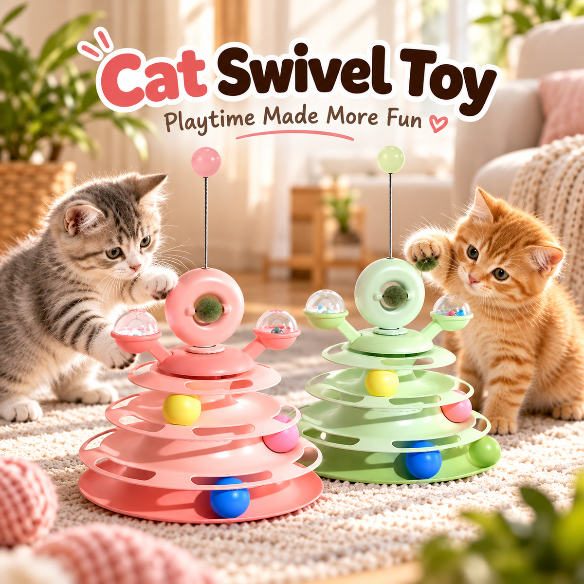 Cat Swivel Toy
