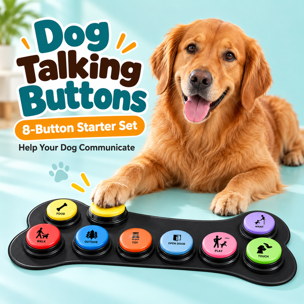 Pet Communication Button – Training & Talking Button for Dogs & Cats