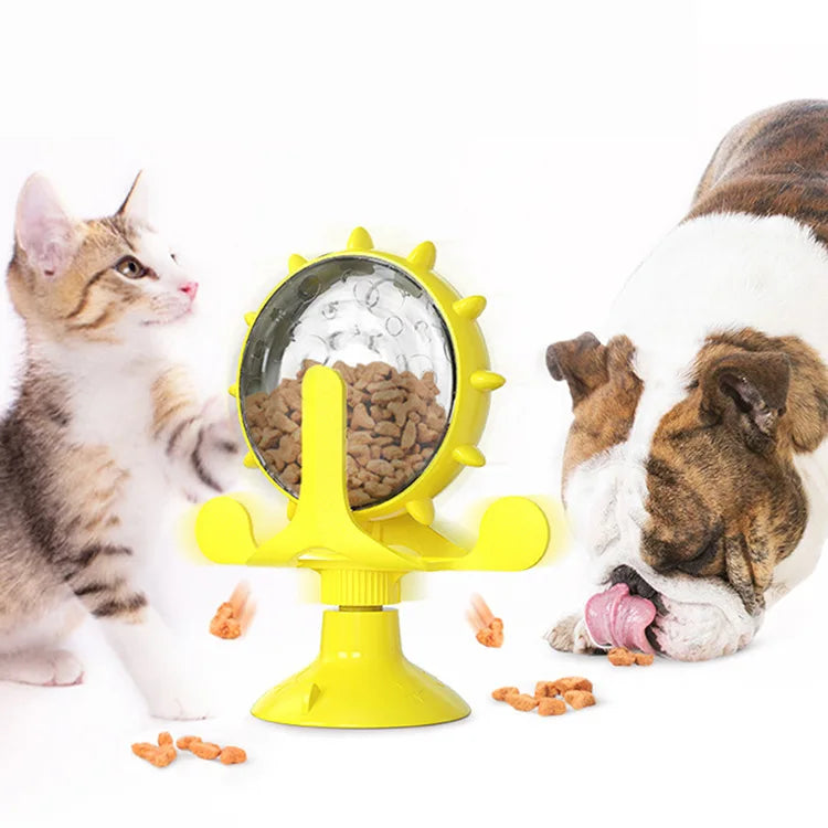 PawLuxe Interactive Pet Food Dispenser Toy – Treat Training Feeder for Dogs & Cats