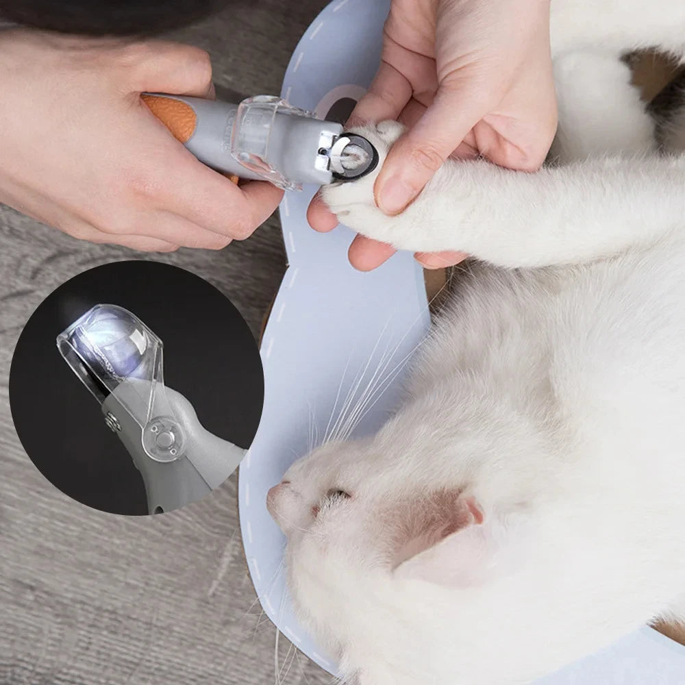 LED Pet Nail Clippers – Professional Nail Trimmer for Dogs & Cats