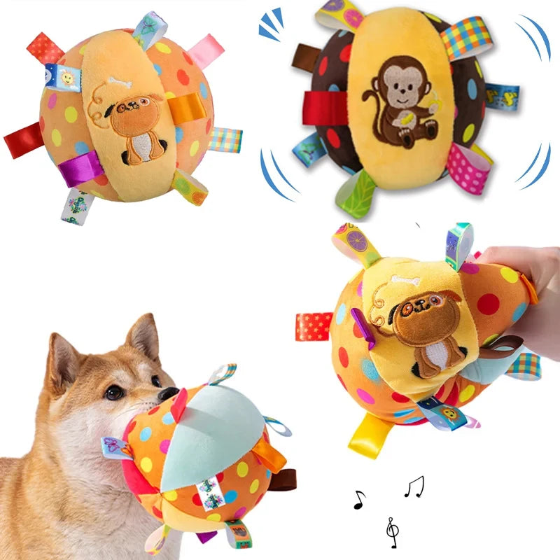 ToughGrip Interactive Dog Chew Toy with Bell