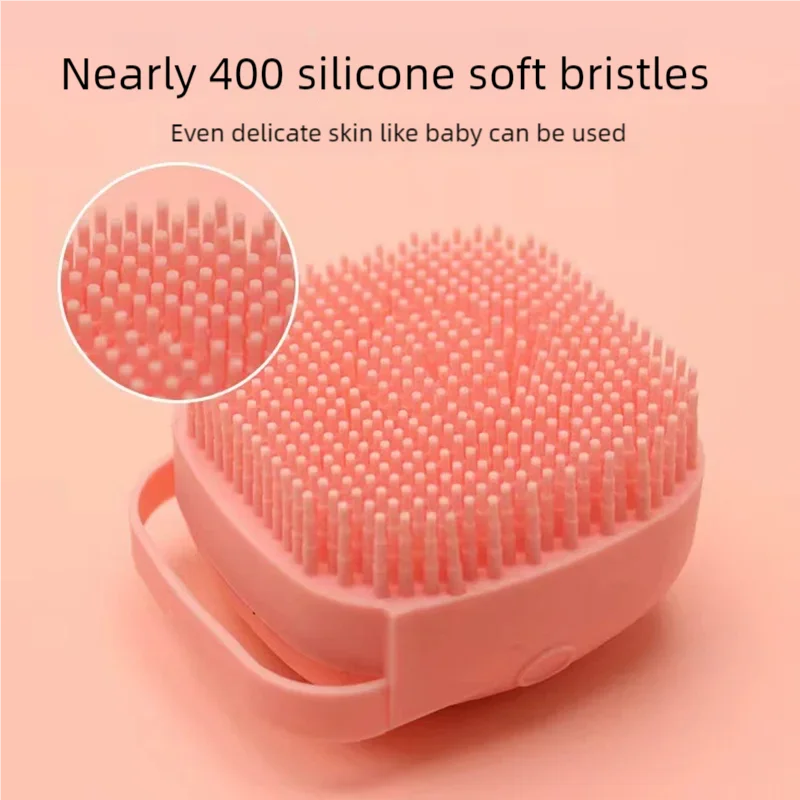 PawLuxe Pet Bath Brush with Shampoo Dispenser – Soft Silicone Grooming & Massage Brush for Dogs & Cats