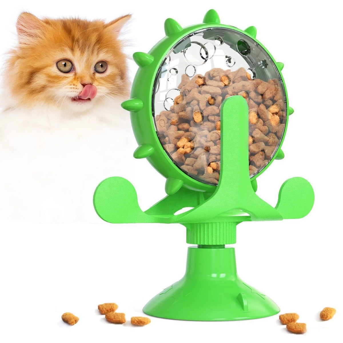 PawLuxe Interactive Pet Food Dispenser Toy – Treat Training Feeder for Dogs & Cats
