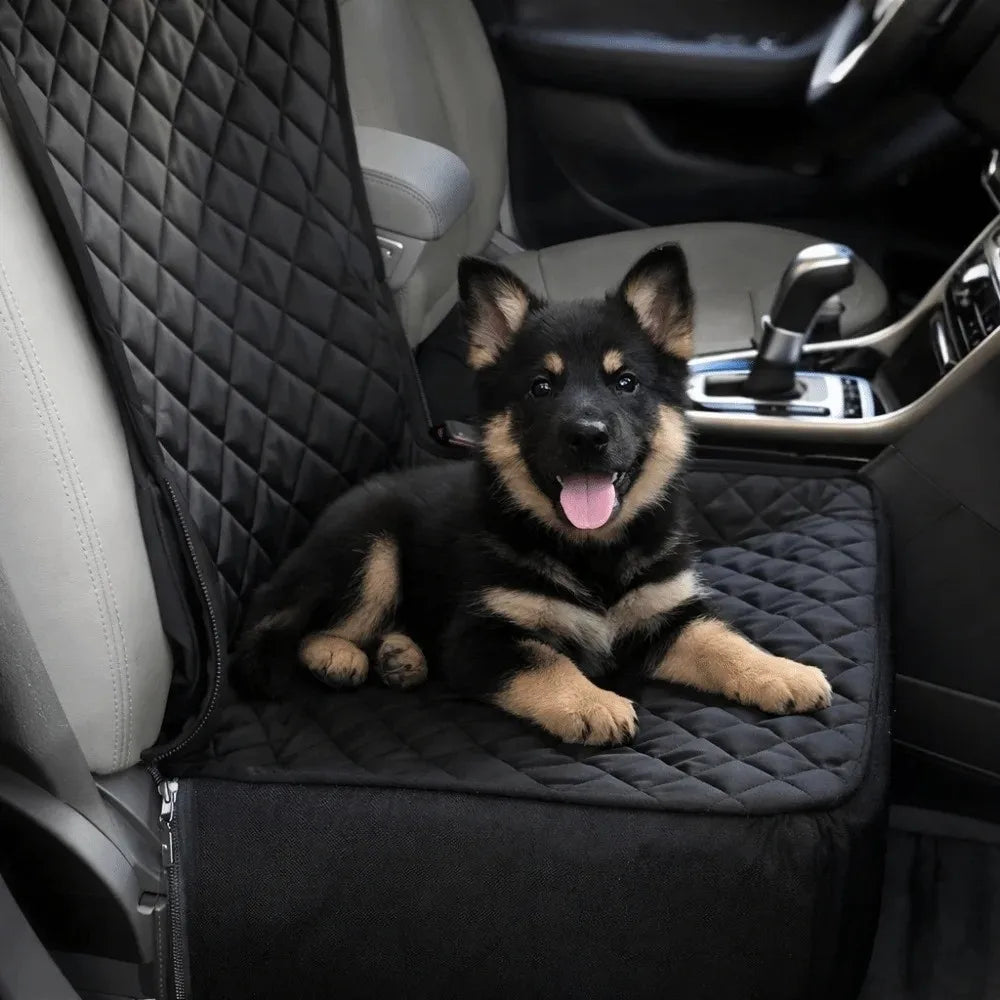 PawLuxe Waterproof Pet Car Seat Cover – Non-Slip Travel Protector for Dogs & Cats