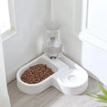 PawLuxe 2-in-1 Pet Food & Water Bowl – Automatic Drinking Bowl for Dogs & Cats