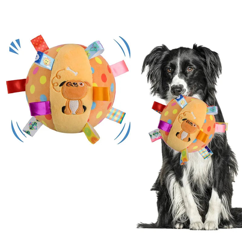 ToughGrip Interactive Dog Chew Toy with Bell