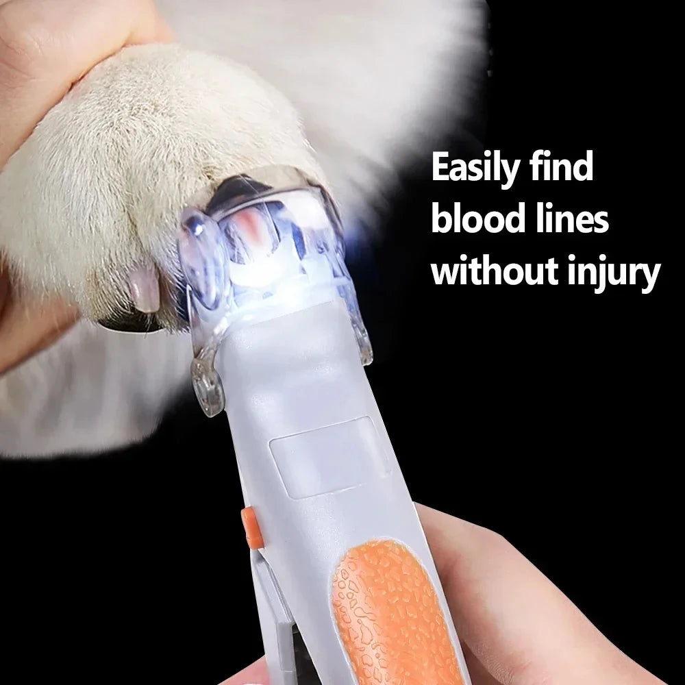 LED Pet Nail Clippers – Professional Nail Trimmer for Dogs & Cats