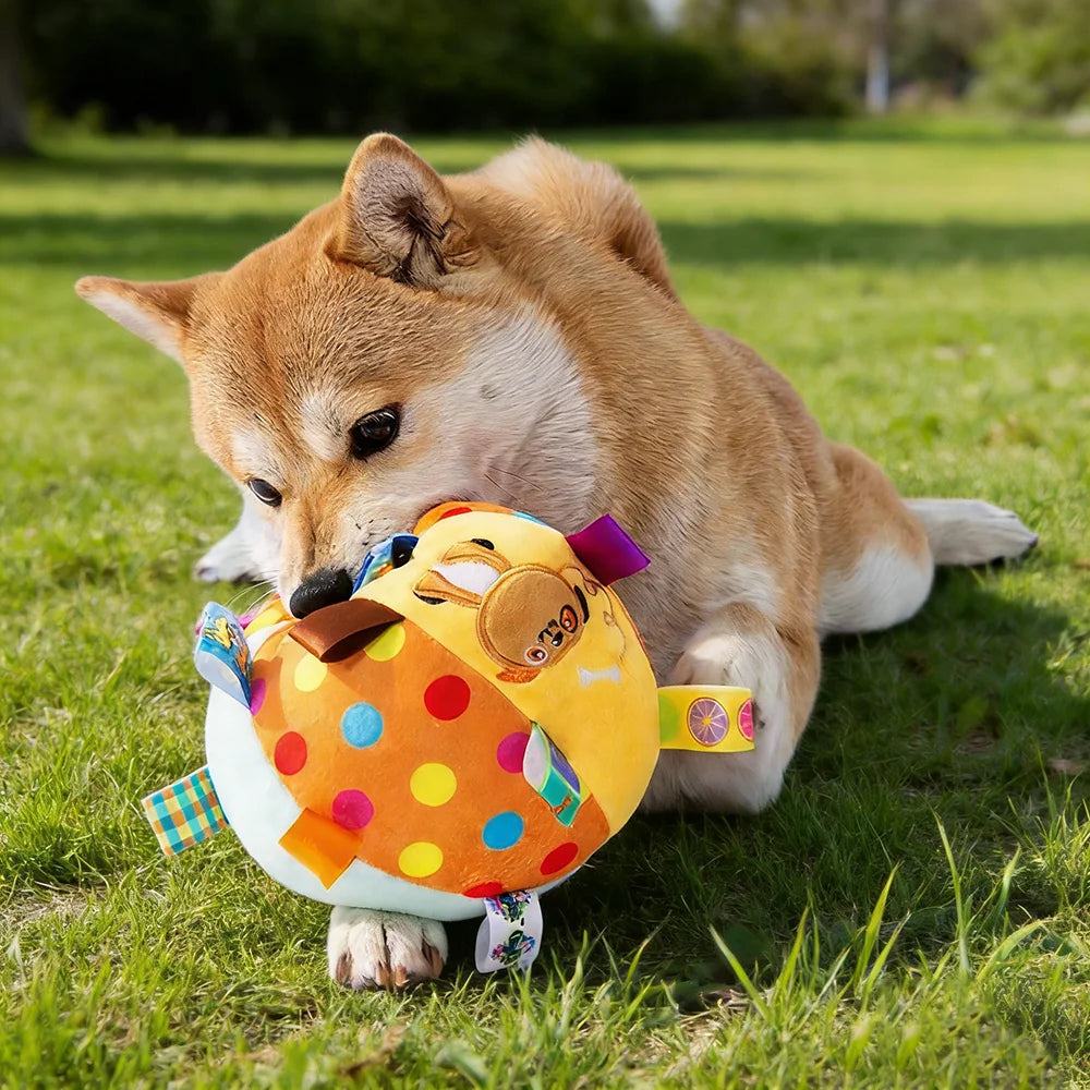ToughGrip Interactive Dog Chew Toy with Bell