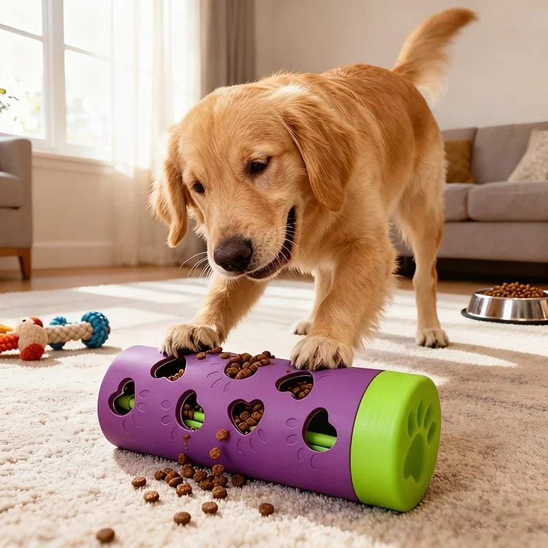 PawLuxe Interactive Slow Feeder Treat Dispenser – Detachable Bite-Resistant Toy for Dogs & Cats