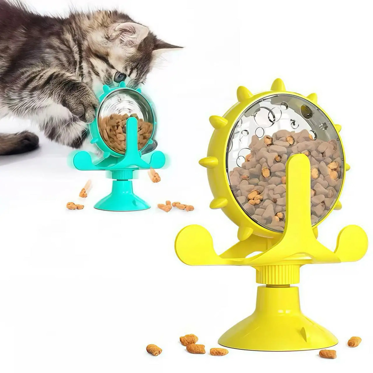 PawLuxe Interactive Pet Food Dispenser Toy – Treat Training Feeder for Dogs & Cats