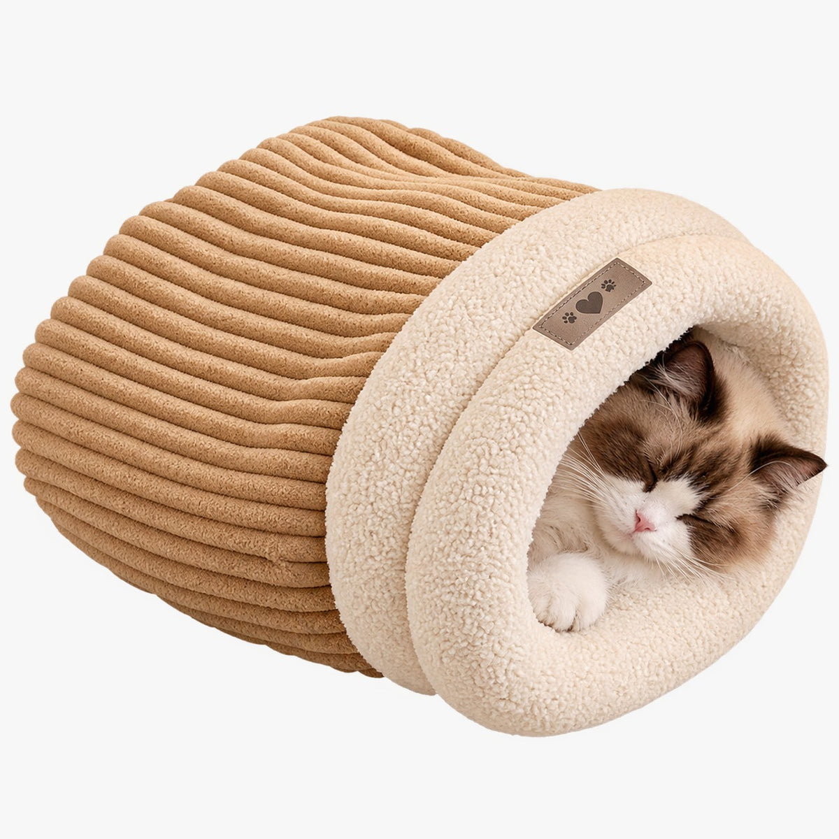 CozyNest Plush Pet Sleeping Bag